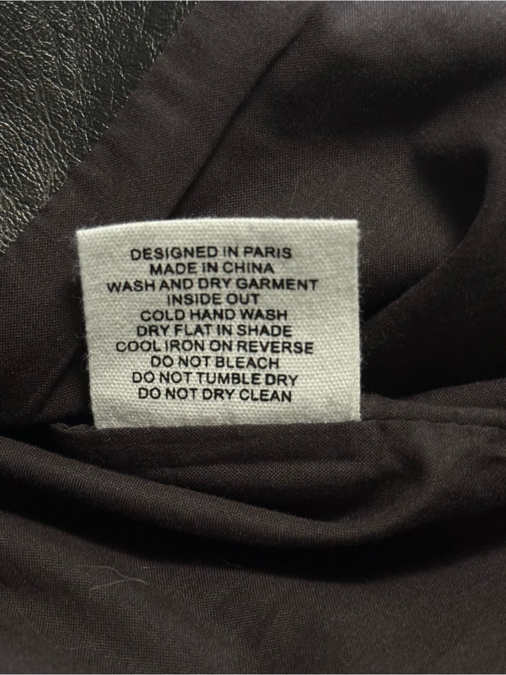 Salt & Murphy Black Faux Leather Zip-Front Vest - Picture 7 of 7